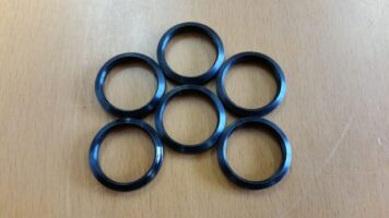 Downrange Products Crush Washer 6-Pack – .223 / 5.56 1/2x28, Stainless Steel, Made In USA, Free Shipping
