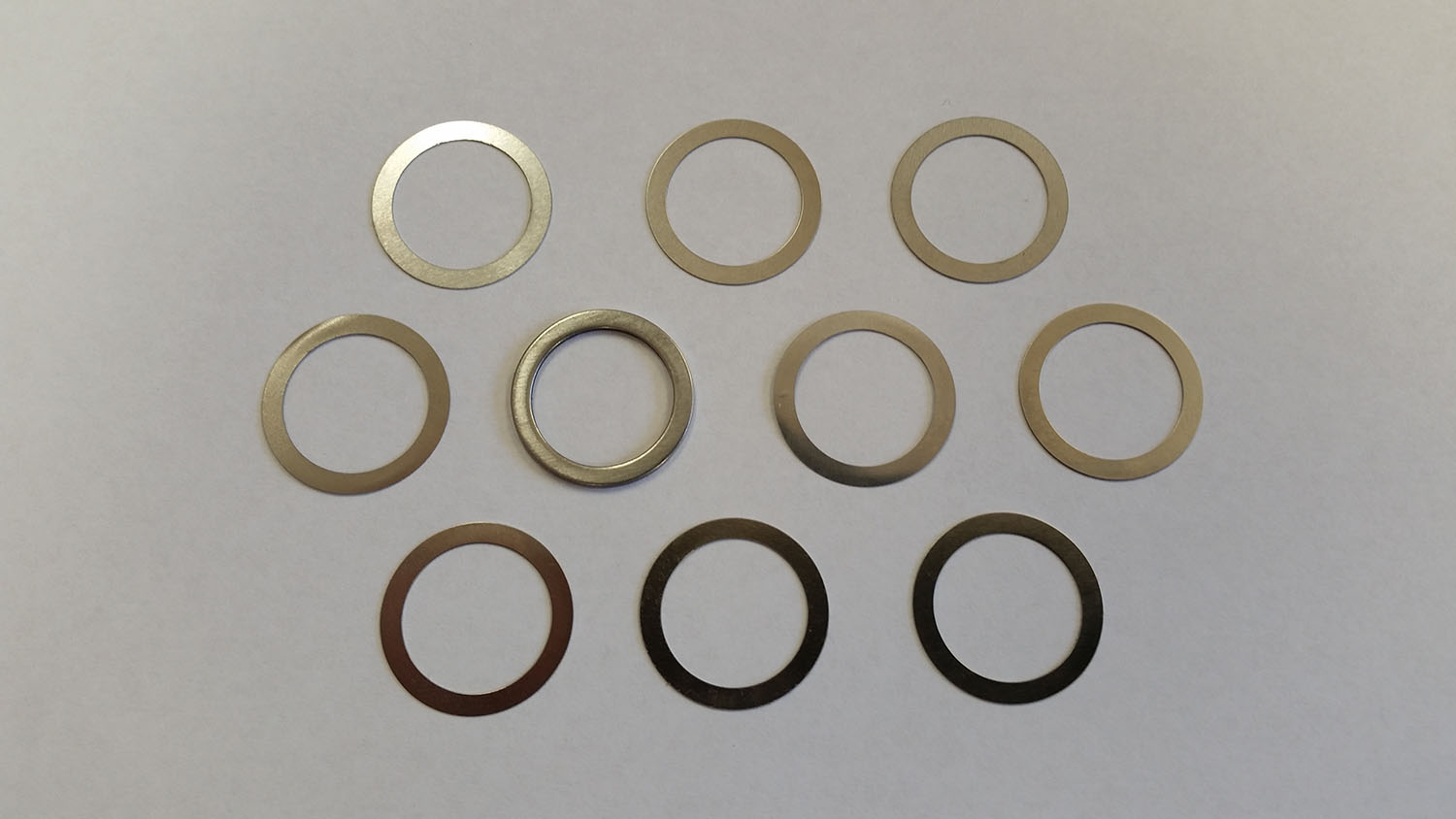 .308 5/8 x 24 thread shim kit Stainless Steel Down Range Products Company