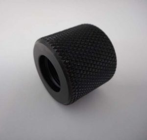 HK MP5, MP5-N & MP5K-N style 3-lug barrel thread protector knurled 1/2 ...