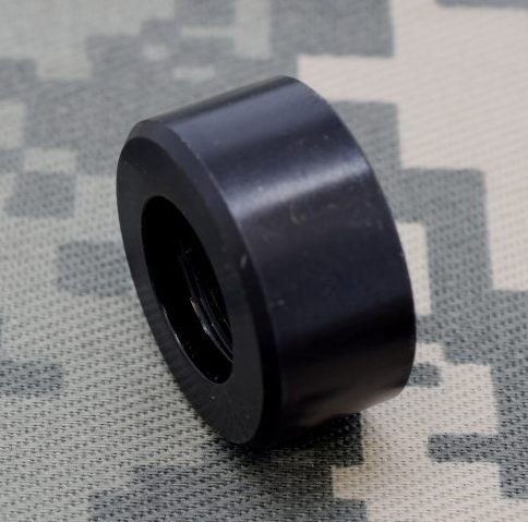 1/2"x28 Muzzle Thread Protector Oxide Black and Knurled Warranty Lifetime USA 
