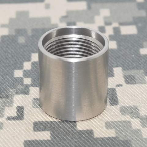 Stainless Steel Rifle Thread Protector 5/8-24 ===Sooth Finish=== 