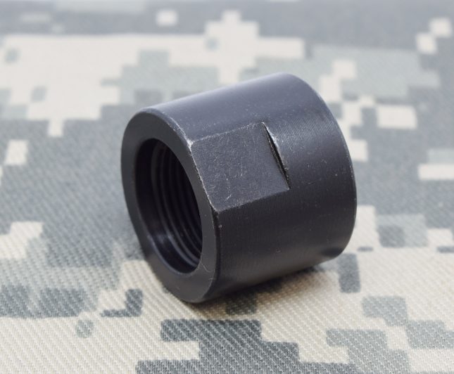 5/8″ X 24 Bull Barrel Thread Protector .930 dia. Black 3/4″ Long Smooth ...