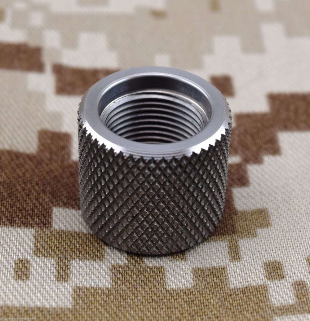 1/2″ x 36 9MM Standard barrel thread protector 5/8″ long Stainless #4184