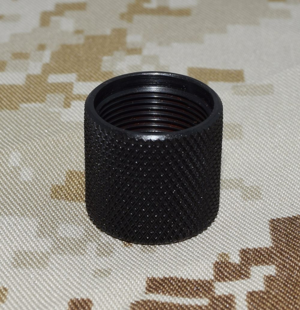 .450 cal 11/16 x 24 .75 Long barrel thread protector Made USA! 3125 Down Range Products Company