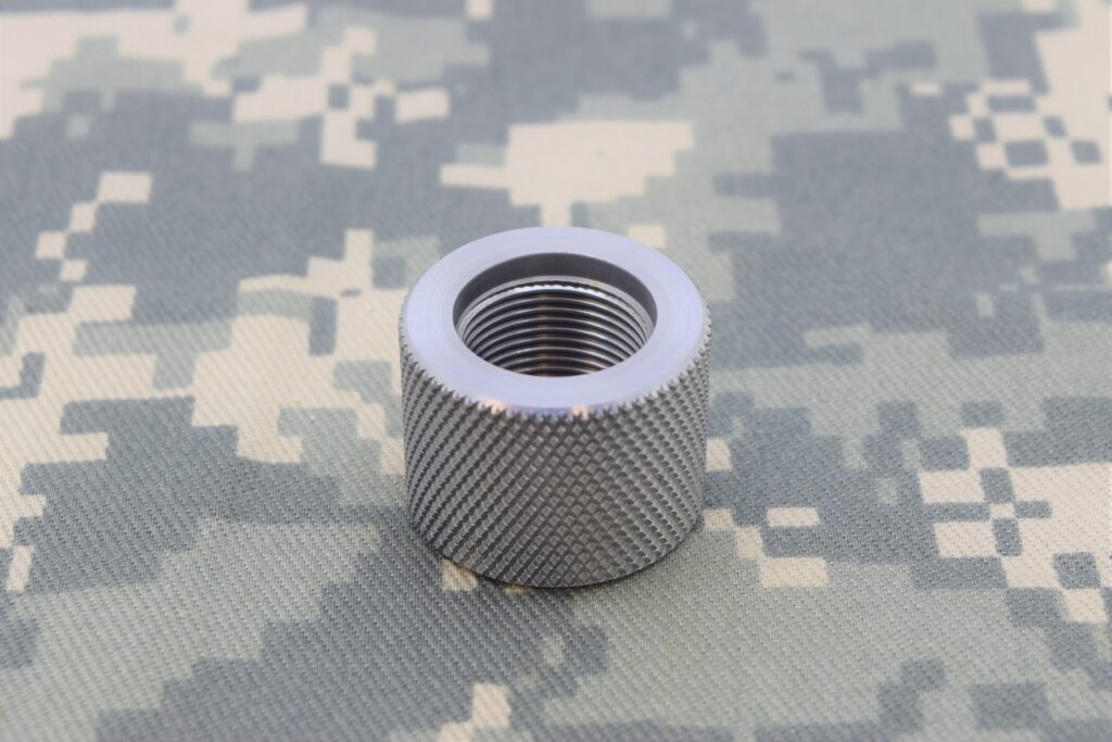 Bull barrel thread protector 5/8 x 24 tpi thread 1.00″ dia 3/4″ Long #4287