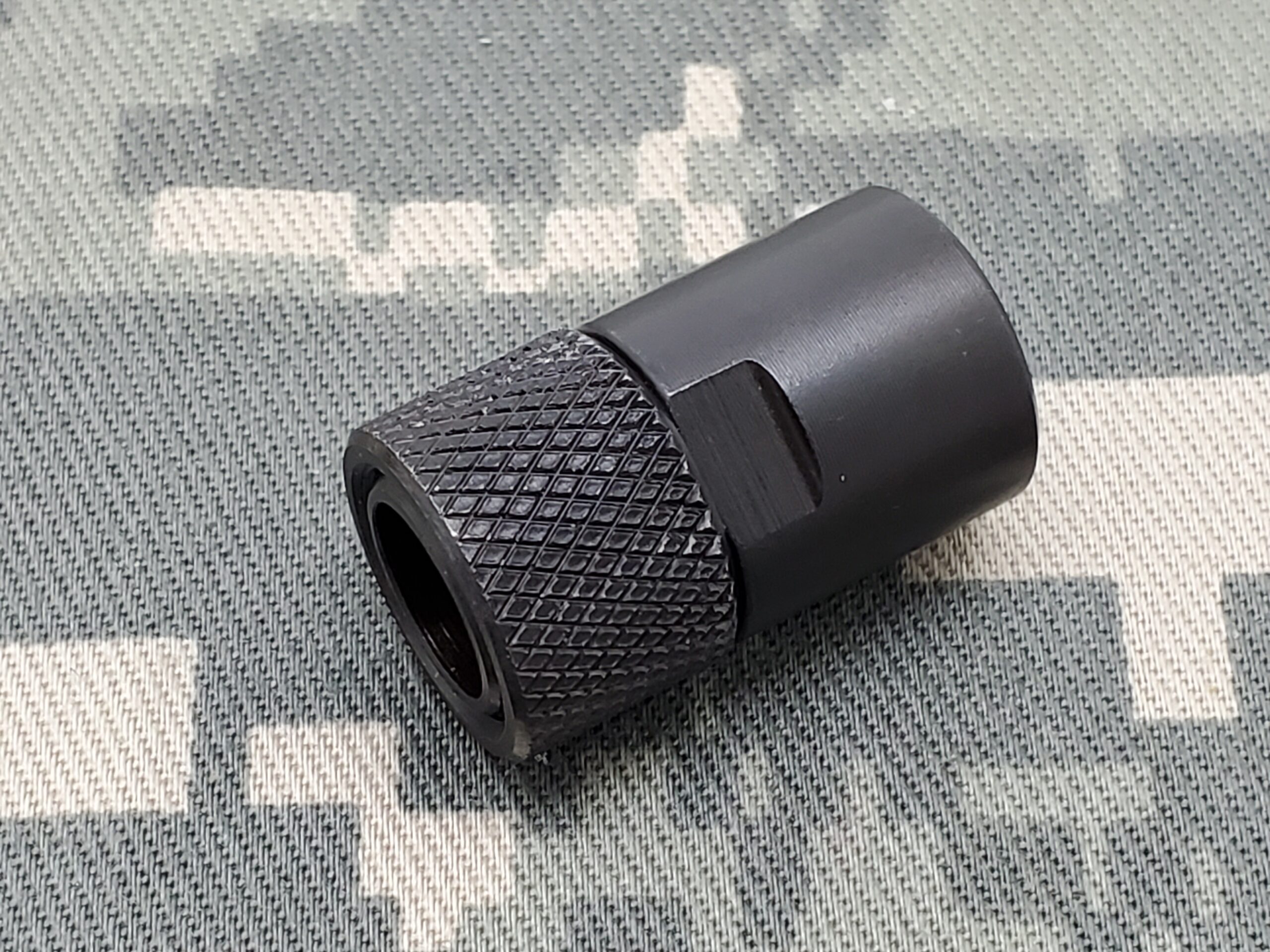 thumbnail interactive-video image 1 of Down Range Products 1/2-36 To 5/8-24 Barrel Thread Adapter (Made In USA, Stainless) #4078 1 of 5