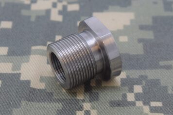 5/8x24 To 3/4x16 Barrel Thread Adapter – Made In USA, .308 Caliber, Down Range Products #4076