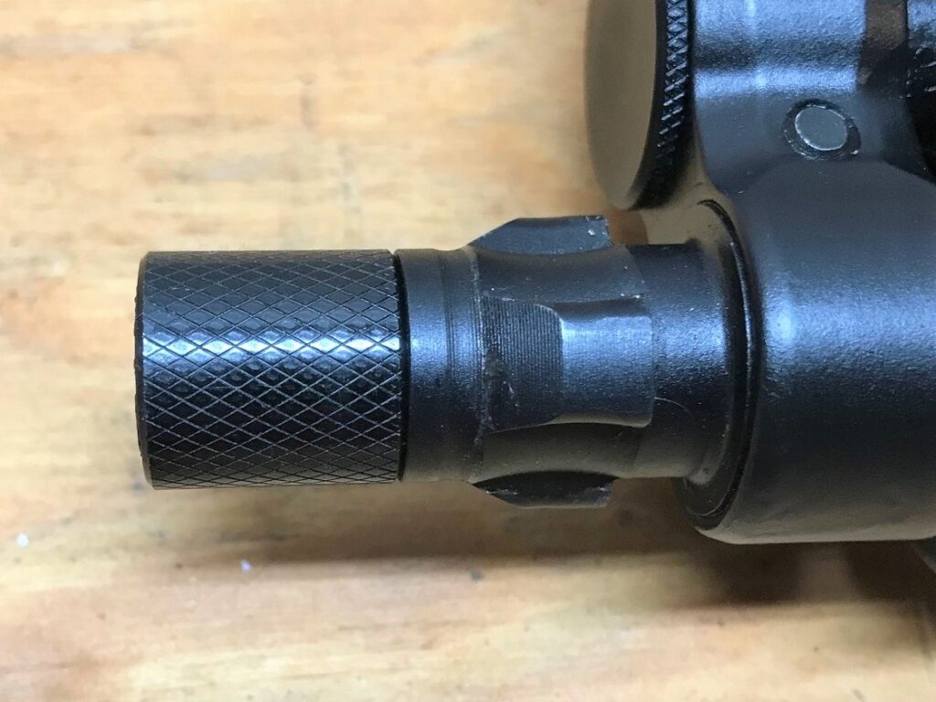 HK MP5, MP5-N & MP5K-N style 3-lug barrel thread protector knurled 1/2 ...