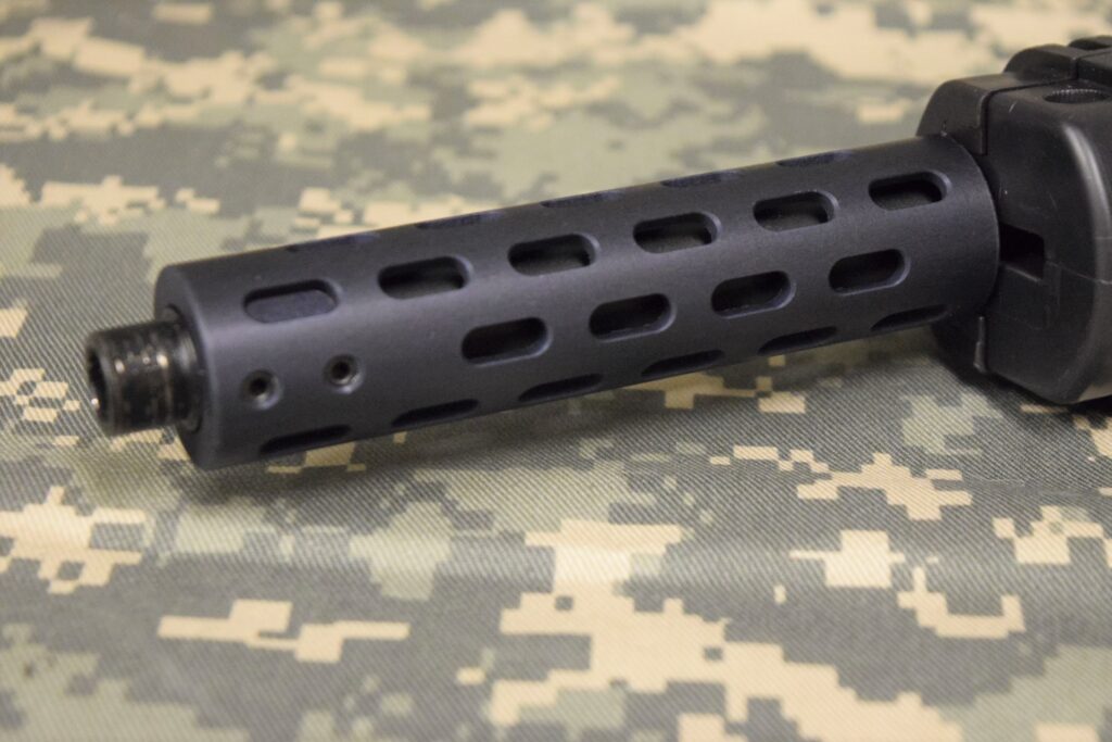 Hi Point Vented Barrel Shroud 1095 TS 4095 TS 4595 TS for threaded barrels. .665 ID 4302 Down