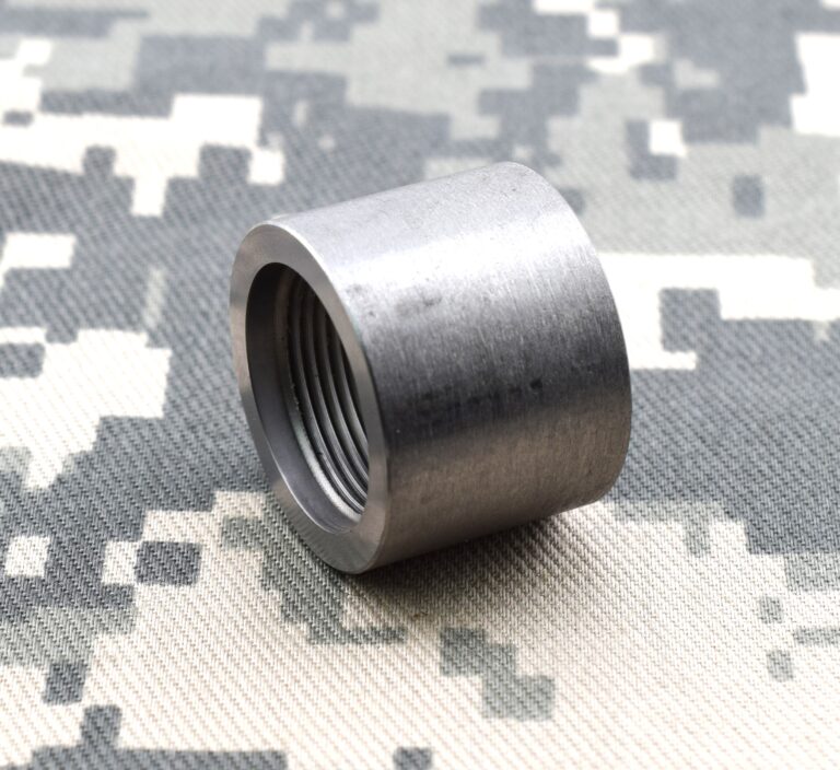 Thread Blank 3/4″X24 thread protector blank. 3/4″ long, 1″ stock dia, Stainless # 4332